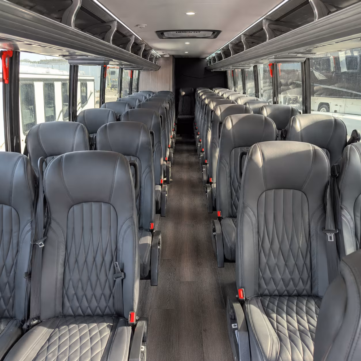 25 passenger minibus interior